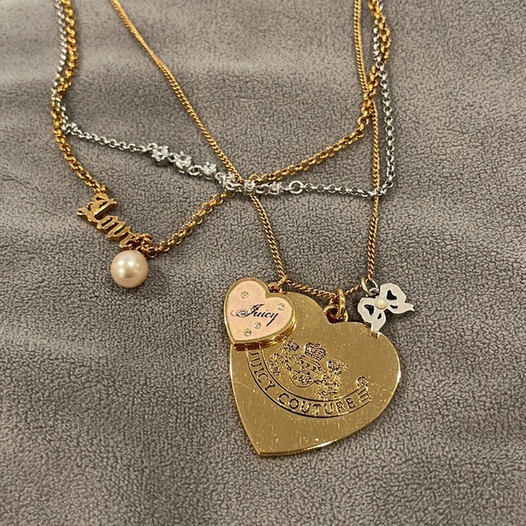 Juicy Couture Three Strand Necklace - Picture 2 of 4
